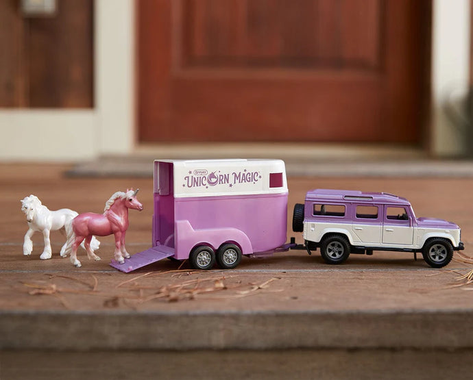 Unicorn Magic Land Rover and Trailer