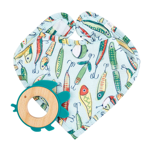 Fishing Teether & Bib set