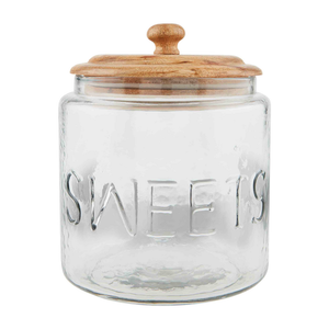 GLASS SWEETS JAR