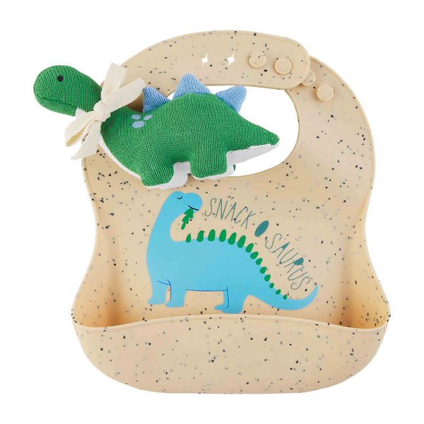 Dinosaur Silicone Bib