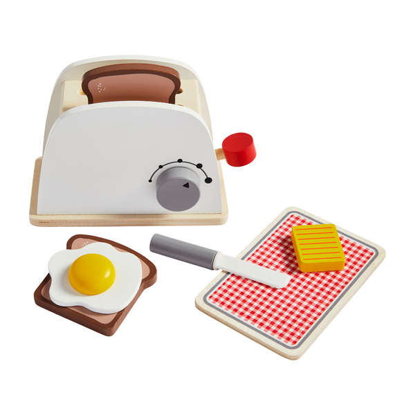 Mud Pie Wood Toaster Toy Set