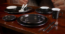 Load image into Gallery viewer, Enamel Dinner Plate - Black