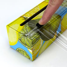 Load image into Gallery viewer, Lemon Plastic Wrap Dispenser