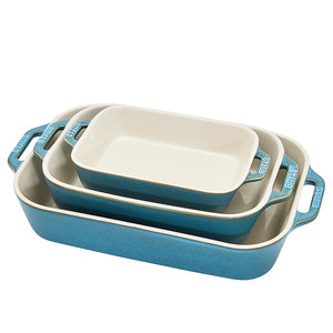 3pc Turq Rec Bake Set