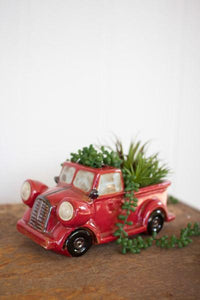 Red Truck Planter