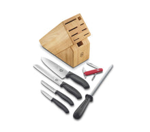 Load image into Gallery viewer, 7pc Rosewood Block Knife Set