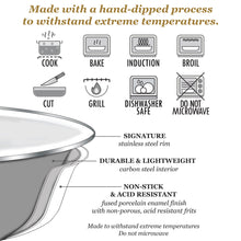 Load image into Gallery viewer, Enamel Colander - White