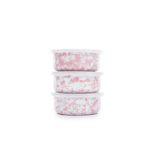 3pc Enamel Bowl Set