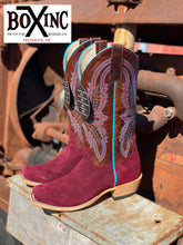 Load image into Gallery viewer, Macie Bean Burgundy Rough Out