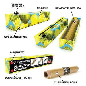Lemon Plastic Wrap Dispenser