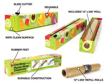 Load image into Gallery viewer, Plastic Wrap Dispenser - Veggies