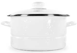 White Steam Pot