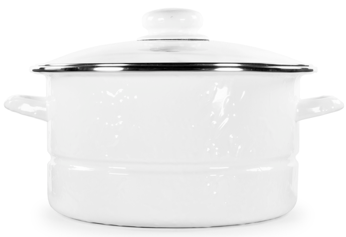 White Steam Pot