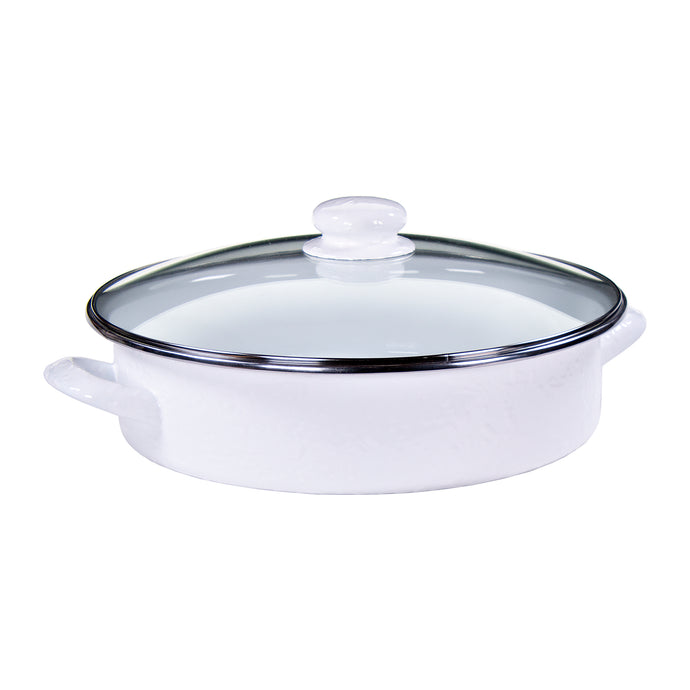 Large Saute Pan - White