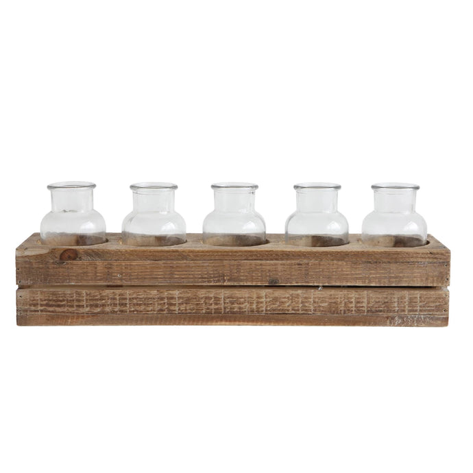 Decorative Crate and Bottles