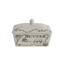 Load image into Gallery viewer, Stoneware Butter Dish