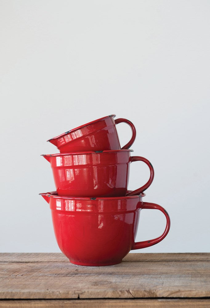 2.5qt Batter Bowl - Red