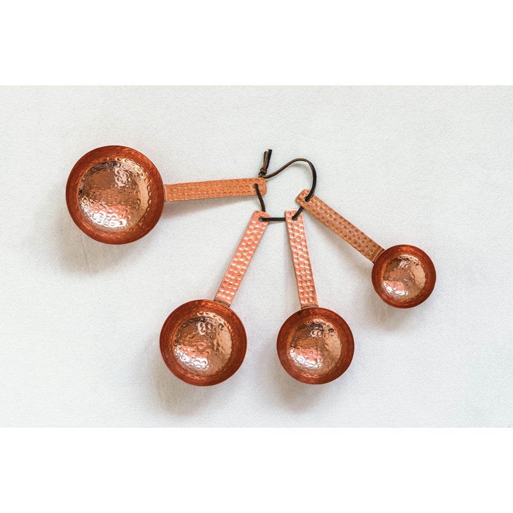 Hammered Copper Measuring Spoons