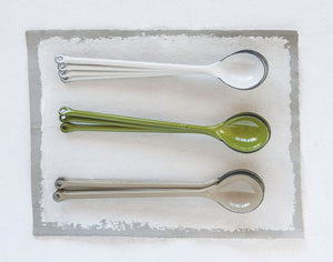 Enameled Spoon - Grey