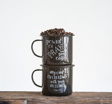 Load image into Gallery viewer, Enamel Mug With Saying