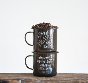 Enamel Mug With Saying