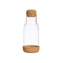 Load image into Gallery viewer, Glass Carafe With Cork Base &amp; Lid