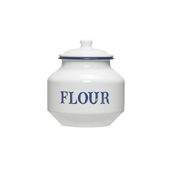 Enamel Flour Canister