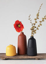 Load image into Gallery viewer, 3pc Stoneware Vase Set