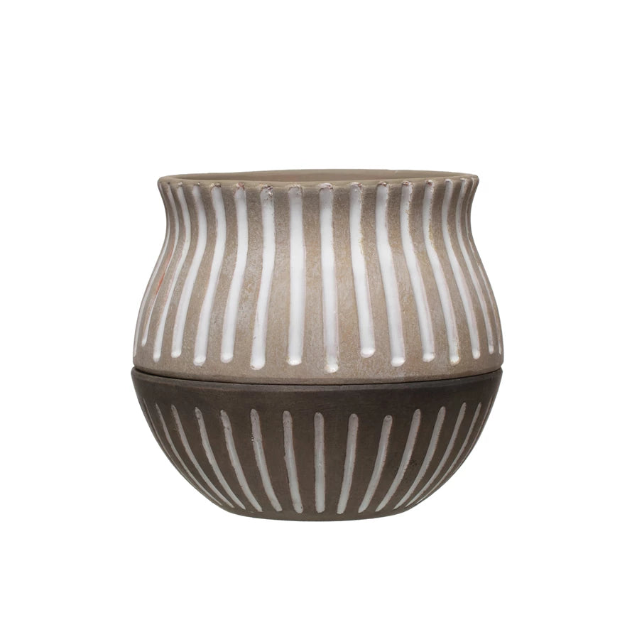 Striped Planter