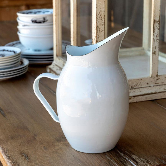 Farmhouse Enamel Pitcher