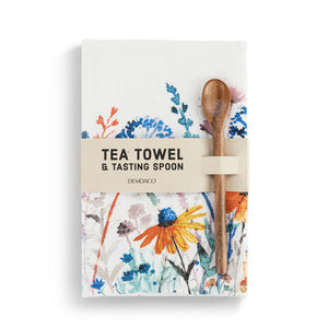 Flower Towel w/ Spoon