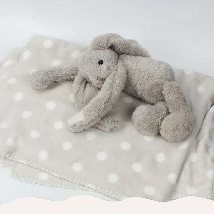 Plush Rabbit with Blanket