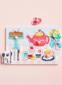 Tea Party Wood Puzzle