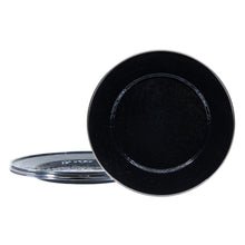 Load image into Gallery viewer, Enamel Dinner Plate - Black