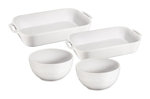 4pc White Bake & Mix Set