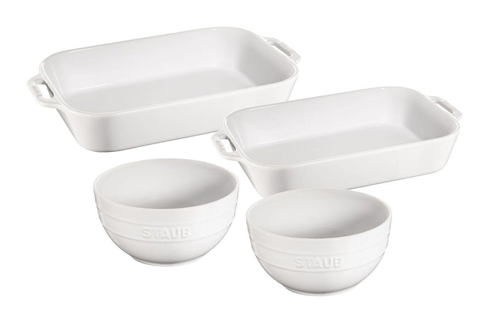 4pc White Bake & Mix Set
