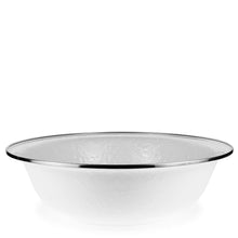 Load image into Gallery viewer, Enamel Serving Basin - White